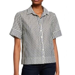Finley Cotton Blend Striped Top Size XS